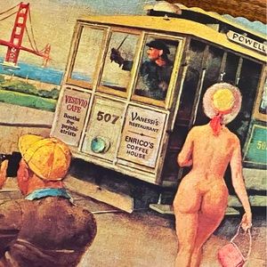 VINTAGE 1960’s San Francisco “Double Exposure” by Homer Ansley  UNUSED